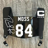 Minnesota Vikings Randy Moss Mini Football Helmet Visor Shield Black Dark Tint w/ Clips