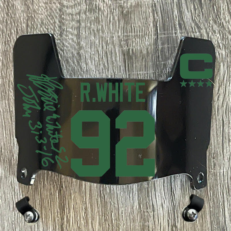 Philadelphia Eagles Reggie White Mini Football Helmet Visor Shield Black Dark Tint w/ Clips - PICK COLOR