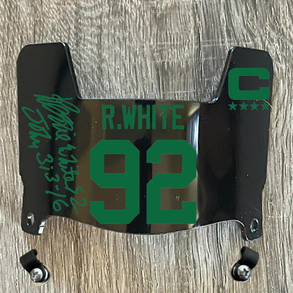 Philadelphia Eagles Reggie White Mini Football Helmet Visor Shield Black Dark Tint w/ Clips - PICK COLOR