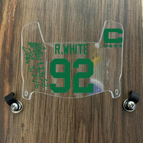 Philadelphia Eagles Reggie White Mini Football Helmet Visor Shield Clear w/ Clips - PICK COLOR