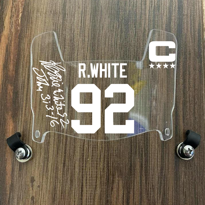 Philadelphia Eagles Reggie White Mini Football Helmet Visor Shield Clear w/ Clips - PICK COLOR