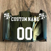 San Francisco 49ers Custom Name & Number Full Size Football Helmet Visor Shield Gold Iridium Mirror w/ Clips - White