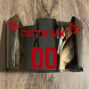 San Francisco 49ers Custom Name & Number Full Size Football Helmet Visor Shield Silver Chrome Mirror w/ Clips - Red