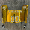 San Francisco 49ers Custom Name & Number Mini Football Helmet Visor Shield Gold Chrome Mirror w/ Clips - Camo