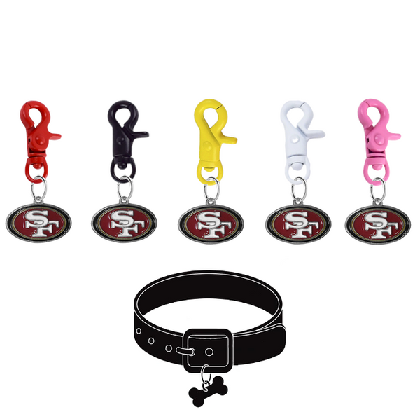 San Francisco 49ers NFL COLOR EDITION Pet Tag Collar Charm