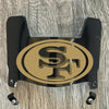 San Francisco 49ers Mini Football Helmet Visor Shield Black Dark Tint w/ Clips