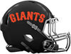 San Francisco Giants Custom Concept Black Mini Riddell Speed Football Helmet