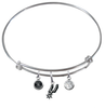 San Antonio Spurs NBA Expandable Wire Bangle Charm Bracelet