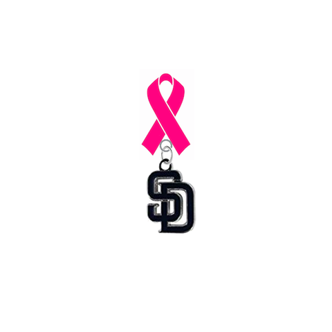 San Diego Padres MLB Breast Cancer Awareness / Mothers Day Pink Ribbon Lapel Pin