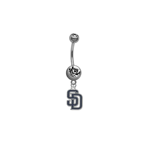 San Diego Padres MLB Baseball Belly Button Navel Ring