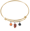 San Francisco Giants Gold MLB Expandable Wire Bangle Charm Bracelet