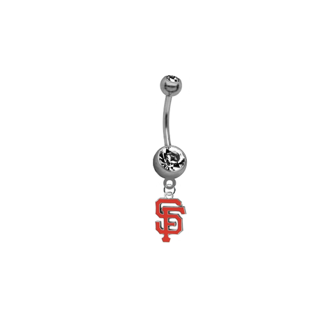 San Francisco Giants MLB Baseball Belly Button Navel Ring