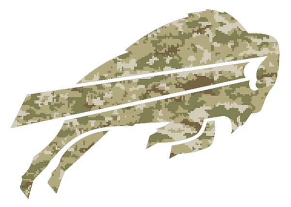 Buffalo Bills Salute to Service Camouflage Camo Vinyl Decal PICK SIZE