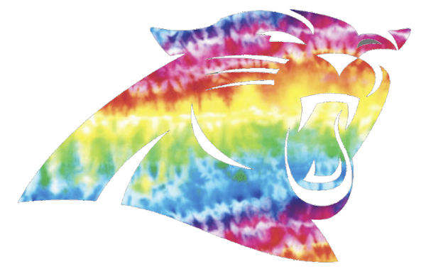 Carolina Panthers Crucial Catch Cancer Awareness Multi Color Vinyl Decal