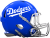 Los Angeles Dodgers Custom Concept Royal Blue Mini Riddell Speed Football Helmet