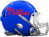 Philadelphia Phillies Custom Concept Mini Riddell Speed Football HelmetPhiladelphia Phillies Custom Concept Royal Blue Mini Riddell Speed Football Helmet