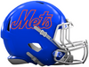 New York Mets Custom Concept Royal Blue Mini Riddell Speed Football Helmet