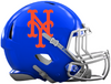 New York Mets Custom Concept Royal Blue Mini Riddell Speed Football Helmet