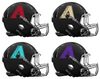 Arizona Diamondbacks Custom Concept Black Mini Riddell Speed Football Helmet