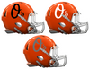 Baltimore Orioles Custom Concept Orange Mini Riddell Speed Football Helmet