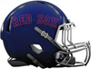Boston Red Sox Custom Concept Navy Blue Mini Riddell Speed Football Helmet