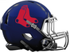 Boston Red Sox Custom Concept Navy Blue Mini Riddell Speed Football Helmet