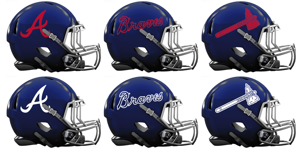Atlanta Braves Custom Concept Navy Mini Riddell Speed Football Helmet –  SportsJewelryProShop