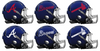 Atlanta Braves Custom Concept Navy Blue Mini Riddell Speed Football Helmet
