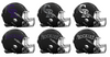 Colorado Rockies Custom Concept Black Mini Riddell Speed Football Helmet