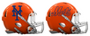 New York Mets Custom Concept Orange Mini Riddell Speed Football Helmet