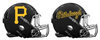 Pittsburgh Pirates Custom Concept Black Mini Riddell Speed Football Helmet