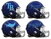 Tampa Bay Rays Custom Concept Navy Blue Mini Riddell Speed Football Helmet