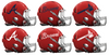 Atlanta Braves Custom Concept Red Mini Riddell Speed Football Helmet