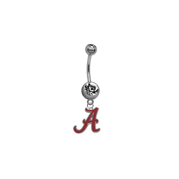 Alabama Crimson Tide NCAA College Belly Button Navel Ring