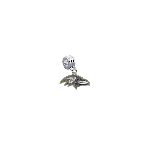 Baltimore Ravens NFL Football Universal European Bracelet Charm (Pandora Compatible)