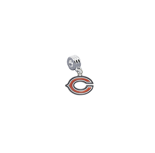Chicago Bears NFL Football Universal European Bracelet Charm (Pandora Compatible)