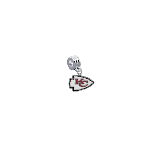 Kansas City Chiefs NFL Football Universal European Bracelet Charm (Pandora Compatible)