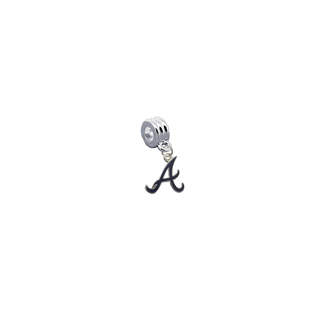 Atlanta Braves 3 MLB Universal European Bracelet Charm (Pandora Compatible)
