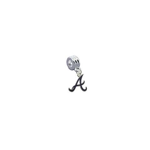 Atlanta Braves 3 MLB Universal European Bracelet Charm (Pandora Compatible)
