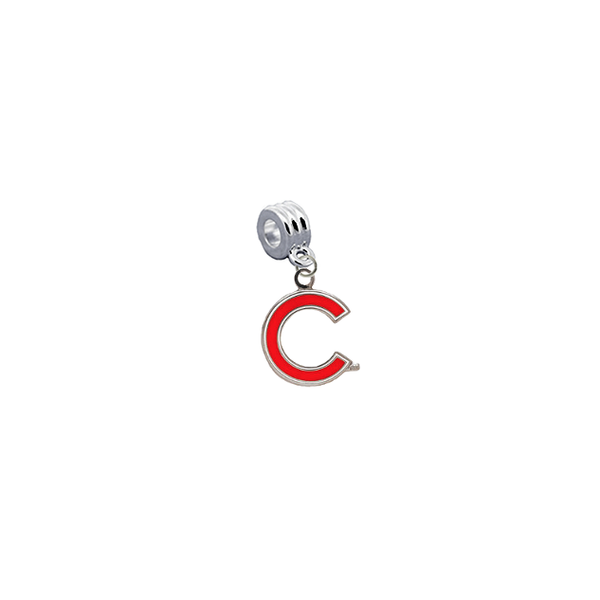 Chicago Cubs 2 MLB Universal European Bracelet Charm (Pandora Compatible)