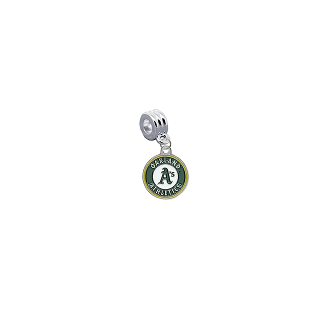 Oakland Athletics MLB Universal European Bracelet Charm (Pandora Compatible)
