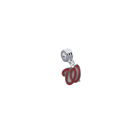 Washingon Nationals 2 MLB Universal European Bracelet Charm (Pandora Compatible)