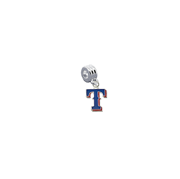 Texas Rangers 2 MLB Universal European Bracelet Charm (Pandora Compatible)