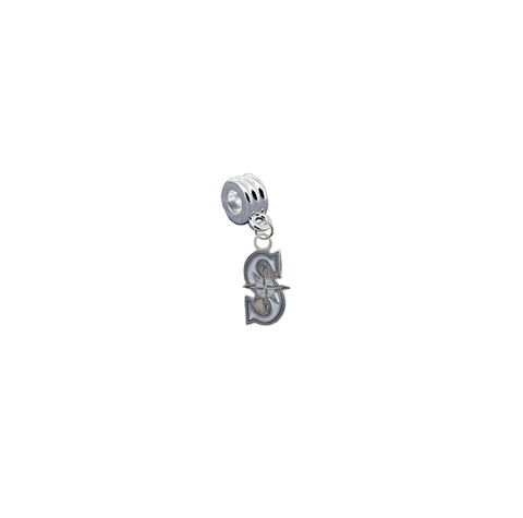 Seattle Mariners 2 MLB Universal European Bracelet Charm (Pandora Compatible)