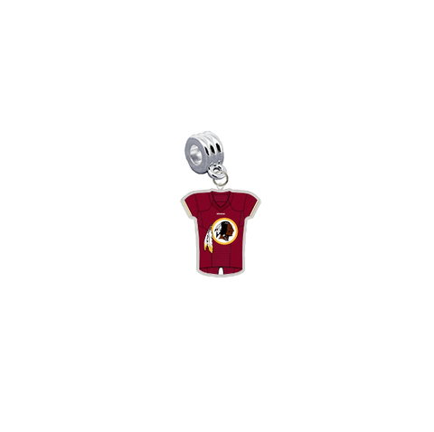 Washington Redskins Game Day Jersey Universal European Bracelet Charm (Pandora Compatible)