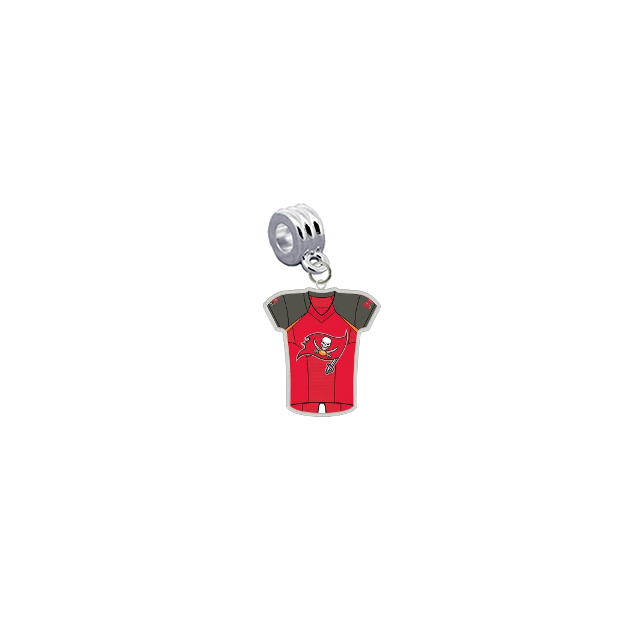 Tampa Bay Buccaneers Game Day Jersey Universal European Bracelet Charm (Pandora Compatible)