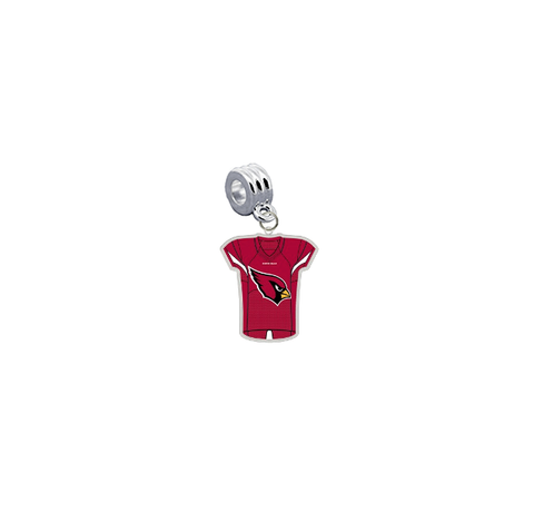 Arizona Cardinals Game Day Jersey Universal European Bracelet Charm (Pandora Compatible)