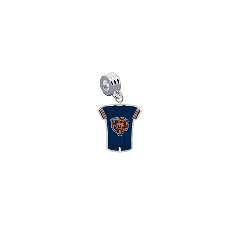 Chicago Bears Game Day Jersey Universal European Bracelet Charm (Pandora Compatible)
