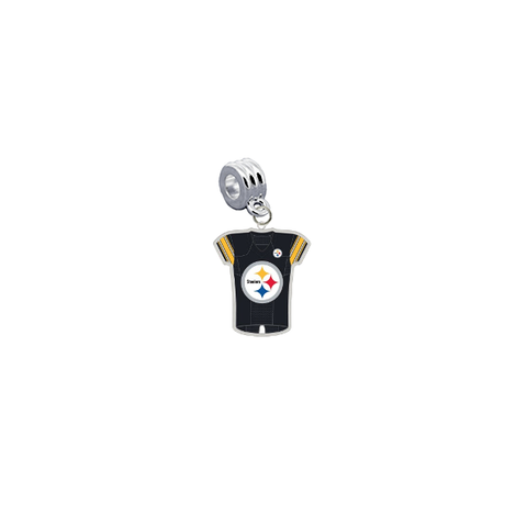Pittsburgh Steelers Game Day Jersey Universal European Bracelet Charm (Pandora Compatible)