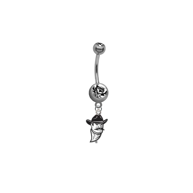 New Mexico State Aggies NCAA College Belly Button Navel Ring